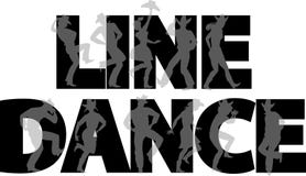De banner van de lijndans stock illustratie De banner van de lijndans stock illustratie