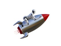 De beweging van de robotsnelheid stock illustratie De beweging van de robotsnelheid stock illustratie