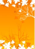 De bladerenachtergrond van de herfst stock illustratie De bladerenachtergrond van de herfst stock illustratie