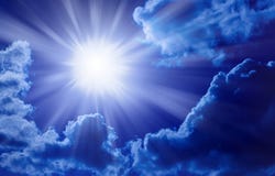 De blauwe Hemel van de Zon De blauwe Hemel van de Zon
