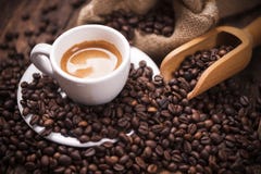 De bonen van de koffie royalty-vrije stock foto De bonen van de koffie royalty-vrije stock foto