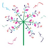 De boom van de muziek stock illustratie De boom van de muziek stock illustratie