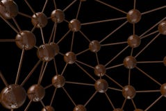 de bruine abstracte structuur van de chocolade Moleculaire geometrische chaos Hi-tech van de het netwerkverbinding van de wetensc Royalty-vrije Stock Afbeeldingen de bruine abstracte structuur van de chocolade Moleculaire geometrische chaos Hi-tech van de het netwerkverbinding van de wetensc Royalty-vrije Stock Afbeeldingen