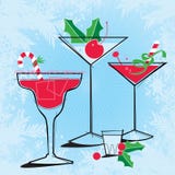 De Cocktails van de retro-stijlvakantie royalty-vrije illustratie De Cocktails van de retro-stijlvakantie royalty-vrije illustratie