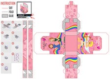 De dag van de heldere eeuwige vrouwelijke de liefdevalentijnskaart van het doosmalplaatje stock illustratie De dag van de heldere eeuwige vrouwelijke de liefdevalentijnskaart van het doosmalplaatje stock illustratie
