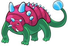 De dinosaurus van het beeldverhaal. royalty-vrije illustratie De dinosaurus van het beeldverhaal. royalty-vrije illustratie