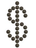 De dollarteken van Verenigde Staten Royalty-vrije Stock Foto