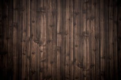 De donkere bruine houten achtergrond van de planktextuur Stock Foto