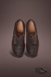 De donkere schoenen van het mensensuède Royalty-vrije Stock Fotografie De donkere schoenen van het mensensuède Royalty-vrije Stock Fotografie