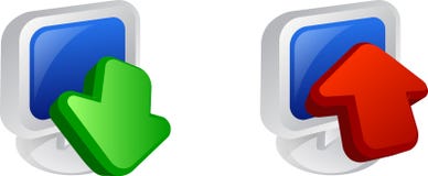 De download en uploadt
