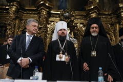 De eenheidsraad van de Oekraïense Orthodoxe Kerken royalty-vrije stock foto's De eenheidsraad van de Oekraïense Orthodoxe Kerken royalty-vrije stock foto's