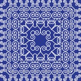 De eenvoudige Caleidoscoop van het patroonornament door Chinese motieven stock illustratie De eenvoudige Caleidoscoop van het patroonornament door Chinese motieven stock illustratie