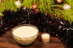 De eierpunch van Kerstmis stock foto's De eierpunch van Kerstmis stock foto's