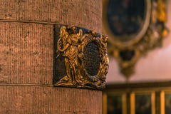 21 de enero de 2017: Detalles de la decoración dentro del ch alemán imagenes de archivo 21 de enero de 2017: Detalles de la decoración dentro del ch alemán imagenes de archivo