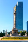 De Engel van Onafhankelijkheid in Paseo DE La Reforma in Mexico-City royalty-vrije stock fotografie De Engel van Onafhankelijkheid in Paseo DE La Reforma in Mexico-City royalty-vrije stock fotografie