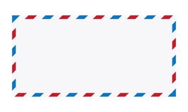 De Envelop Vectorillustratie van de luchtpost stock illustratie De Envelop Vectorillustratie van de luchtpost stock illustratie
