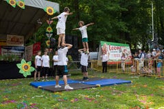 15de Familiepicknick in Orunia-Park Royalty-vrije Stock Afbeelding