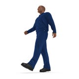 De façon générale de Worker Wearing Blue de mécanicien sur le fond blanc, illustration 3D, d'isolement illustration de vecteur De façon générale de Worker Wearing Blue de mécanicien sur le fond blanc, illustration 3D, d'isolement illustration de vecteur