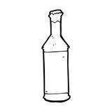 de fles van het beeldverhaalbier royalty-vrije illustratie de fles van het beeldverhaalbier royalty-vrije illustratie