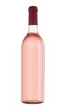 De fles van de wijn die op wit wordt geïsoleerdr stock afbeelding De fles van de wijn die op wit wordt geïsoleerdr stock afbeelding