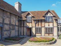De geboorteplaats van Shakespeare in Stratford op Avon Royalty-vrije Stock Afbeeldingen De geboorteplaats van Shakespeare in Stratford op Avon Royalty-vrije Stock Afbeeldingen