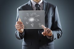 De gegevensverwerking van de wolk stock afbeelding De gegevensverwerking van de wolk stock afbeelding
