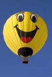 De gelukkige Ballon van de Hete Lucht van het Gezicht stock fotografie De gelukkige Ballon van de Hete Lucht van het Gezicht stock fotografie