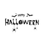 De gelukkige dag van Halloween ` s op witte backgound royalty-vrije illustratie De gelukkige dag van Halloween ` s op witte backgound royalty-vrije illustratie