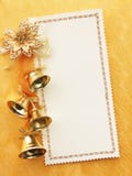 De gouden Lege Kaart van Kerstmis royalty-vrije stock afbeeldingen De gouden Lege Kaart van Kerstmis royalty-vrije stock afbeeldingen