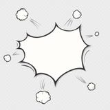 De grappige boom van de boekexplosie op transparante achtergrond Het symbool van de de bellenwolk van de beeldverhaaltoespraak Po vector illustratie De grappige boom van de boekexplosie op transparante achtergrond Het symbool van de de bellenwolk van de beeldverhaaltoespraak Po vector illustratie