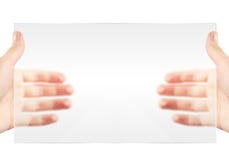De greepvertoning van de hand. Lege lege exemplaarruimte Royalty-vrije Stock Afbeelding De greepvertoning van de hand. Lege lege exemplaarruimte Royalty-vrije Stock Afbeelding
