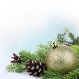 De grens van Kerstmis Stock Fotografie De grens van Kerstmis Stock Fotografie