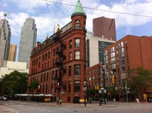 De historische Bouw Toronto Van de binnenstad, Canada royalty-vrije stock fotografie De historische Bouw Toronto Van de binnenstad, Canada royalty-vrije stock fotografie