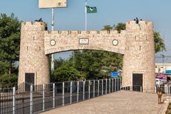 De historische Khyber poort van Pakistan royalty-vrije stock foto De historische Khyber poort van Pakistan royalty-vrije stock foto