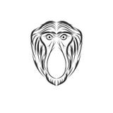De illustratieontwerpen van aapzuigorganen vector illustratie De illustratieontwerpen van aapzuigorganen vector illustratie