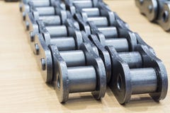 De industriële kettingen voor machine Royalty-vrije Stock Afbeeldingen De industriële kettingen voor machine Royalty-vrije Stock Afbeeldingen