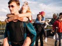 De jongeren reist levensstijldak geniet van reis royalty-vrije stock fotografie De jongeren reist levensstijldak geniet van reis royalty-vrije stock fotografie
