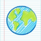 Digitale groene kaart caravan