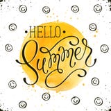 De kaart van de helikopterzomer stock illustratie De kaart van de helikopterzomer stock illustratie