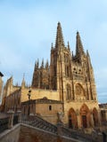 De Kathedraal van Heilige Mary van Burgos het Spaans: Catedral DE Santa Maria de Burgos Burgos spanje Stock Foto De Kathedraal van Heilige Mary van Burgos het Spaans: Catedral DE Santa Maria de Burgos Burgos spanje Stock Foto