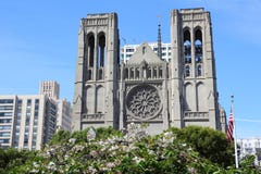 De Kathedraal van San Francisco stock foto's De Kathedraal van San Francisco stock foto's