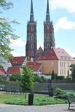 De Kathedraalkerk in Wroclaw, Polen royalty-vrije stock afbeelding De Kathedraalkerk in Wroclaw, Polen royalty-vrije stock afbeelding
