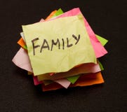 De keuzen van het leven - familie stock foto De keuzen van het leven - familie stock foto