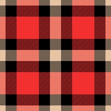 De klassieke geruit Schots wollen stof en buffels naadloze patronen van de controleplaid royalty-vrije illustratie De klassieke geruit Schots wollen stof en buffels naadloze patronen van de controleplaid royalty-vrije illustratie