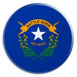 De Knoop van de Staat van de V.S.: 3d illustratie van Nevada Flag Badge op witte achtergrond stock illustratie De Knoop van de Staat van de V.S.: 3d illustratie van Nevada Flag Badge op witte achtergrond stock illustratie