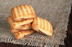 De koekjes van de koekjeszandkoek stock fotografie De koekjes van de koekjeszandkoek stock fotografie