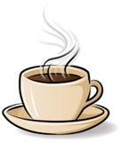 De Kop van de koffie met Stoom De Kop van de koffie met Stoom