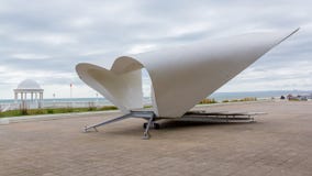 De la Warr Pavilion image stock De la Warr Pavilion image stock