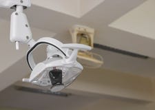 De lamp heeft been in tandkliniek Binnenland van tandartsbureau stock foto De lamp heeft been in tandkliniek Binnenland van tandartsbureau stock foto