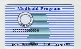 De lege Kaart van de V.S. Medicaid stock fotografie De lege Kaart van de V.S. Medicaid stock fotografie